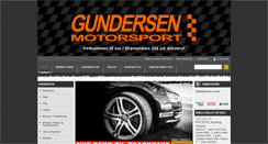 Desktop Screenshot of gundersenmotorsport.no